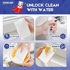 Magic Sponge Eraser,Tex-10 Scrub Melamine Sponges, Heavy Duty No Scratches (HD-Line 10-Pack)