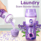 8 Pack in Wash Scent Booster Beads 73.6 oz Laundry Boosters Laundry Room Beads(Lavender)