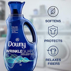 Downy Wrinkleguard Liquid Fabric Softener & Conditioner, Fresh, 48 Fl Oz. Bottle, 48 Fl Oz