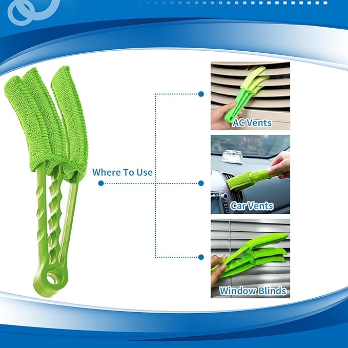 HVAC Duct Cleaning Kit & Mini Split Cleaning Bag - 10 Pcs Air Duct Tool Set for Minisplit, Home Sink & Appliance Grout Cleaning