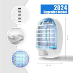 Bug Zapper Indoor, Electronic Fly Trap Insect Killer, Mosquitoes Killer Mosquito Zapper with Blue Lights for Living Room, Home, Kitchen, Bedroom, Baby Room, Office(2 Packs)