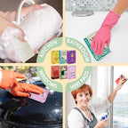 6 Pieces Book Kitchen Sponges Novels Sponges Fun Non-Scratch Scrub for Washing Dishes Pots Pans and Household Cleaning Supplies for Kitchen Dishes Furniture Gifts (6, Book-2)