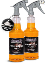 LANE'S Concentrated Auto Glass Cleaner | Tint-Safe Car Windshield, Window Cleaner | Removes Automotive Smoke Film, Fingerprints, & Smudges | Streak-Free, Safe for All Glasses | 32oz, 2 Pack