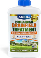 Drain Field Treatment and Cleaner for Leach Fields, Safely Opens and Restores Drainfields - 32oz