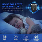 (2025 Upgraded) Ultrasonic Insect & Pest Indoor Repeller, Plug-in Control Device Repellent for Rodent, Mice, Rats, Roaches, Ants, Spiders, Mosquitoes, Bugs, Home, 3 Mode Switching (6 Pack)