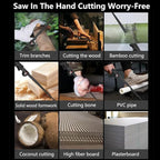 Hand Saw With Sheath,Saws Blades Retractable Gardening,Outdoor Portable Hand Pull,Durable Three Blade Toothed Steel Mini Saw,For Camping, Gardening, Cutting Wood, Pvc, Bone, Pruning appliance