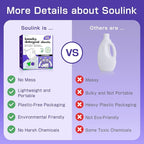 Soulink Laundry Detergent Sheets, 480 Loads (2 Pack), Eco-Friendly, Plant-Based, Hypoallergenic, No Plastic Jug, Lavender Scent