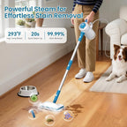 13-in-1 Steam Mop, Handheld Steam Cleaner for Home and Floor Cleaning, Floor Steamers for Hardwood and Tile with Attachments, Electric Mop for Grout Laminate Couch Clothes Carpet, Corded