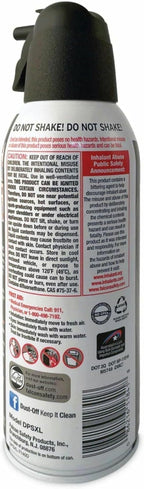 Dust-Off Plus Disposable Compressed Gas Duster, 10 Oz Bottle