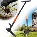 Weed Puller, 4-Claw Stand Up Weed Puller Tool with Long Handle & Steel Head, 41" Adjustable T-Handle Weeder Tool, Easily Remove Weeds Root Without Bending, Pulling, or Kneeling
