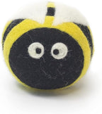 Friendsheep Wool Dryer Balls, Organic Reusable Fabric Softener Alternative for Laundry, Handmade, Fair Trade, Hypoallergenic, Eco-Friendly, Plastic-Free (6 Pack XL – Busy Bees)