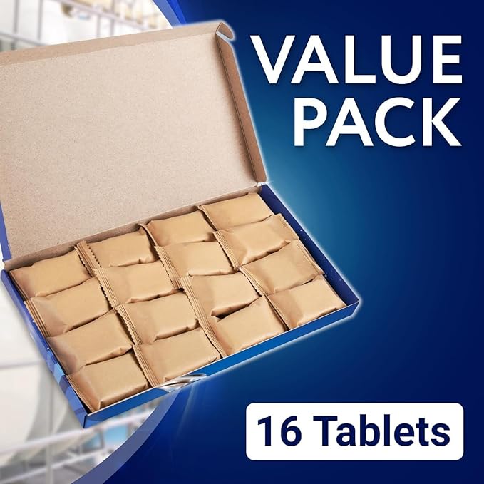 IMPRESA Dishwasher Cleaner & Deodorizer Tablets - 16 Count Appliance Cleaner for Limescale & Hard Water Stains - Spray Arm & Filter Deep Clean - Fresh Scent Cleaning Tablets
