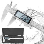Digital Caliper, IP54 Waterproof Stainless Steel Caliper Measuring Tool, Vernier Caliper with Huge LCD Screen, Auto - Off Feature, Inch and Millimeter Conversion (6 Inch /150 mm)