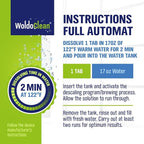 WoldoClean XL Coffee Maker Cleaner & Descaler Tablets - 40 Heavy Duty 16g Tabs, Limescale Remover compatible with Keurig K-Cup, Nespresso Vertuo & Ninja