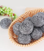 Steel Wool Scrubber - Steel Wool for Cleaning Dish Pots Pans Grills Stainless Steel Scrubber for Kitchen Sinks Cleaning Pads Metal Scrubber (24)