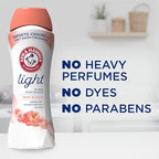 ARM & HAMMER Light In-Wash Scent Booster,No Heavy Perfumes,No Dyes,No-Parabens,Peony Blossom Scent,24 Oz,(Pack of 6)