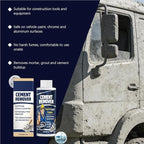 Fast-Acting Concrete Remover, No-Damaging Cleaner Liquid, 237ml Dried Concrete Dissolver with Powerful Formula, Safe Cleaning Solution with Easy Application Feature -Friendly