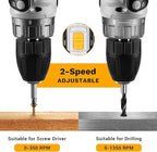 Power Drill Cordless: DEKOPRO Cordless Drill 20V Electric Power Drills Set Tool Drills Cord-less Set with Battery and Charger
