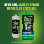 Green Gobbler Industrial Strength Grease and Hair Drain Clog Remover | Drain Cleaner Gel | Safe for Pipes, Toilets, Sinks, Tubs, Drains & Septic Systems (Packaging May Vary)