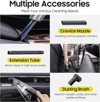Cordless Hand Held Vacuum Cleaner - Handheld Vacuum Cleaner with Washable Filter, Lightweight & Low Noise, Clean Dust & Hair Fastly