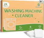 ORIENTLEAF Washing Machine Cleaner Tablets 24 Pack, Washer Machine Cleaner Tablets For HE Front Loader & Top Load Washer