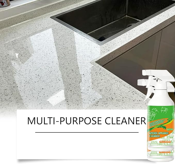 Electrolyzed Ion Kitchen Cleaner, 300ML Electrolyzed Ion Kitchen Cleaner Spray, Multi Purpose Cleaning Spray, For Hold,Oven,Stove,Range Hood (2PC)