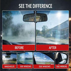 2 pcs Clear Vision Windshield Cleaner,Automotive Oil Film Cleaning Brush, Car Glass Cleaning Brush for Windshield, Windows and Mirrors,Strong Cleaner Improves Driving Clarity & Visibility