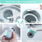Small Cleaning Brush Tight Spaces, 8pcs Crevice Cleaning Brushes Tool for Household Use, Tiny Cleaning Brush Mini Parts Humidifier Toaster