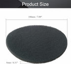 Utoolmart 7 Inch Scrubber Scouring Pads 1200 Grits Drill Scuffing Disc Hoop and Loop Surface Conditioning Disc Gray 6Pcs