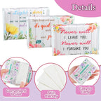 24 Packs Travel Size Tissue Pocket Slim Pack Facial 3 Ply Wallet Size Pocket Tissues for Travel Wedding Party Favors, 6 Styles(Flower Bible)