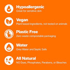 Laundry Detergent Sheets Eco-Friendly, Hypoallergenic, Gentle on Skin, Highly Concentrated, Wash (Summer Daze, 20 Sheets (40 Standard Loads))