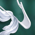 Utopia Home Clothes Hangers 20 Pack - Plastic Hangers Space Saving - Durable Coat Hanger with Shoulder Grooves (White)