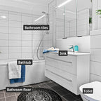 Pumice Stone, ARRITZ 7pcs Scouring Stick with Handle for Removing Calcium Buildup, Hard Water Rings and Rust, Suitable for Cleaning Toilet, Sink, Bathtubs, Tile, Stove, Grill