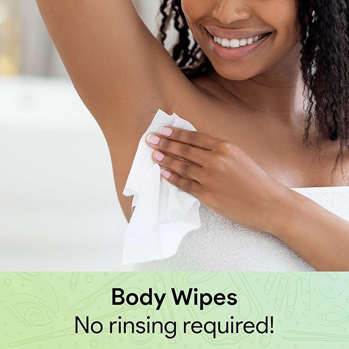 XL Adult Body Wipes for Women and Men - 1 Pack of 8 Travel Cleansing Wipes - 10x10 Large for Camping, Gym, Travel, and More