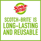 Scotch-Brite Dobie Pads, Dobie Sponge for All Purpose Cleaning of Kitchen, Bathroom, and Household, Non Scratch Dobie Cleaning Pads Safe for Non-Stick Cookware, 12 Dobie Pads