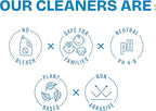 Simpleaf Clean Kitchen Degreaser Cleaner | Refill System Cleaners| Bleach‑Free| Ammonia‑Free|Grease, Oils & Food Soil Remover | Citrus Zest 24oz x 2