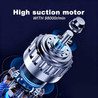 Car Vacuum Cleaner – 9000PA High Power Suction, DC 12V Portable Handheld Auto Vacuum with Attachments, Mini Car Interior Cleaner for Pet Hair, Dust, Crumbs, and Debris (Green)