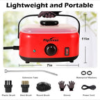 Steam Cleaner for Home,2500W Pressurized Steam Cleaner with 3 Brush Heads Portable Steamer for Cleaning Multi Surface Steam Cleaners with 2L Tank for Floor Car Carpet Upholstery