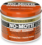 NO MOTH Closet Hanger Kills Clothes Moths, Carpet Beetles, and Eggs and Larvae