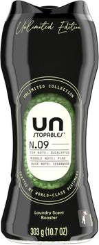 Downy Unstopables Unlimited Collection In-Wash Laundry Scent Booster Beads, No. 09, Fine Fragrance, Long-Lasting Fresh Scent Beads, 10.7 oz