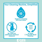 E-Cloth Flexi-Edge Floor & Wall Duster, Reusable Dusting Mop for Floor Cleaning, Floor Cleaner Ideal for Harword, Tile, Laminate and Other Hard Surfaces, 100 Wash Guarantee, 1 Pack