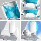 Flying Insect Trap for Indoors, Plug-in Fruit Fly Trap Catcher, Adjustable Lighting Bug Zapper for House Flies, Mosquitoes, Fruit Flies, Gnants, and Mosquitos, Office (Include 5 Refills)