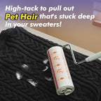 Lint Roller Refills 6.3 inch Bulk 6Rolls Total 300 Sheets Extra Sticky Lint Remover