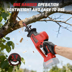 Reciprocating Saw for Milwaukee M18 Battery,【Battery Not Included】,Cordless Sawzall with 8 Blades,0-3000SPM Variable Speed, Cordless Reciprocating Saws for Wood/Metal/PVC Cutting