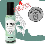 OOPSIE POOPSIE - Wild Mint - Before & After You Go Toilet Spray 2oz - Portable Odor Eliminator - 4 Pack