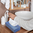 Yinder 12 Packs Facial Tissue Box 1560 Sheets Soft Facial Tissue Box for Fall Halloween Christmas 2 Ply 130 Sheets Disposable Travel Tissues Bulk for Car Household Kitchen(Clouds)