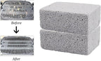 Reusable Grill Cleaning Brick for BBQ and Griddle - Effective Pumice Stones Foam Glass Cleaner with Safe Material - Multifunctional Kitchen Tool for Grease Removal and Rust