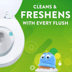 Scrubbing Bubbles Fresh Gel Toilet Bowl Cleaning Stamps Refills, Helps Keep Toilet Clean and Helps Prevent Limescale & Rings, Rainshower Scent, 12 Stamps (Pack of 3)