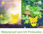 120 Pack Fruit Fly Trap for Indoors, Fungus Gnat Killer Indoor Sticky Traps for Mosquito and Flying Insects, Bug Pest Insect Catcher Killer for Houseplant