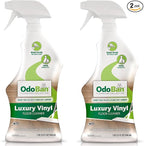 OdoBan Ready-to-Use Luxury Vinyl Floor Cleaner, Streak Free and Neutral PH Formula, Made in the USA, Scentless, 32 Oz Spray 2-Pack